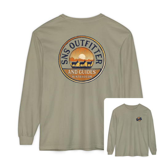 SNS Outfitter Antelope Sunset Badge Long Sleeve T-Shirt