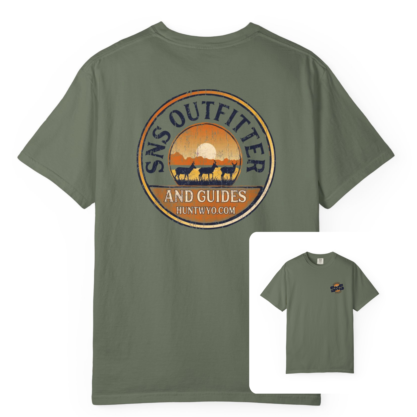 SNS Outfitter Antelope Sunset Badge T-Shirt