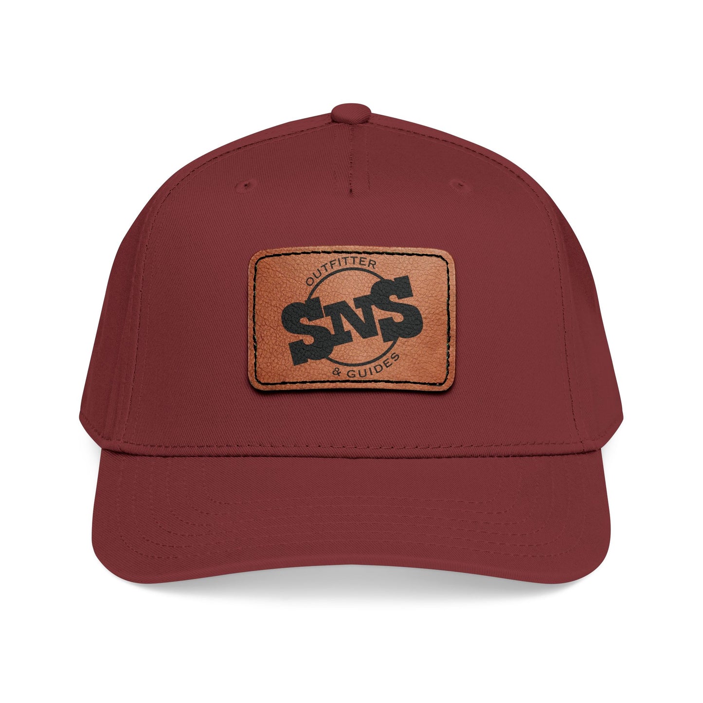 h.1 Leather Patch Baseball Cap | Adjustable Snapback Hat