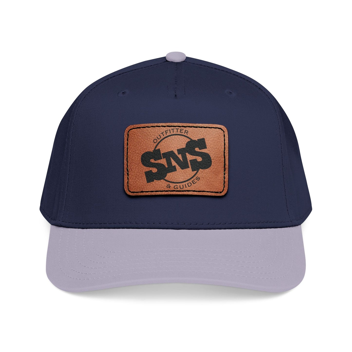 h.1 Leather Patch Baseball Cap | Adjustable Snapback Hat
