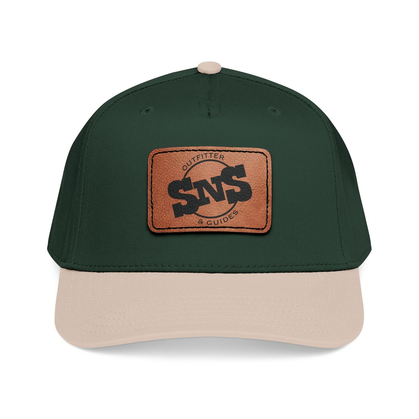 h.1 Leather Patch Baseball Cap | Adjustable Snapback Hat