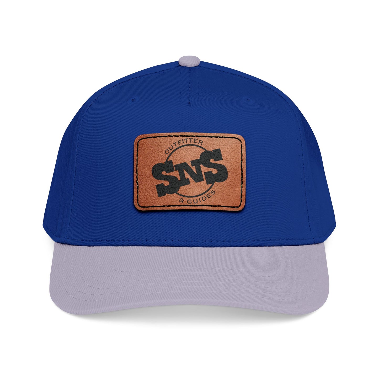 h.1 Leather Patch Baseball Cap | Adjustable Snapback Hat
