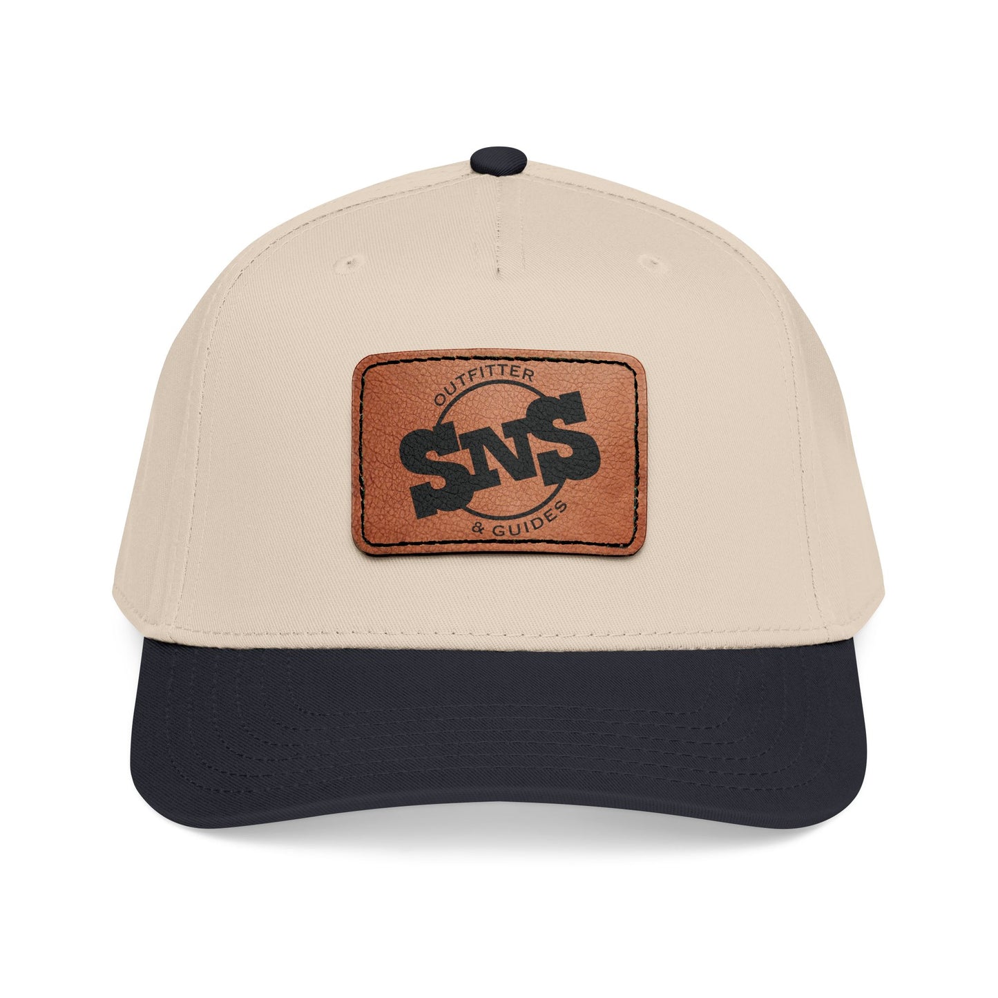 h.1 Leather Patch Baseball Cap | Adjustable Snapback Hat