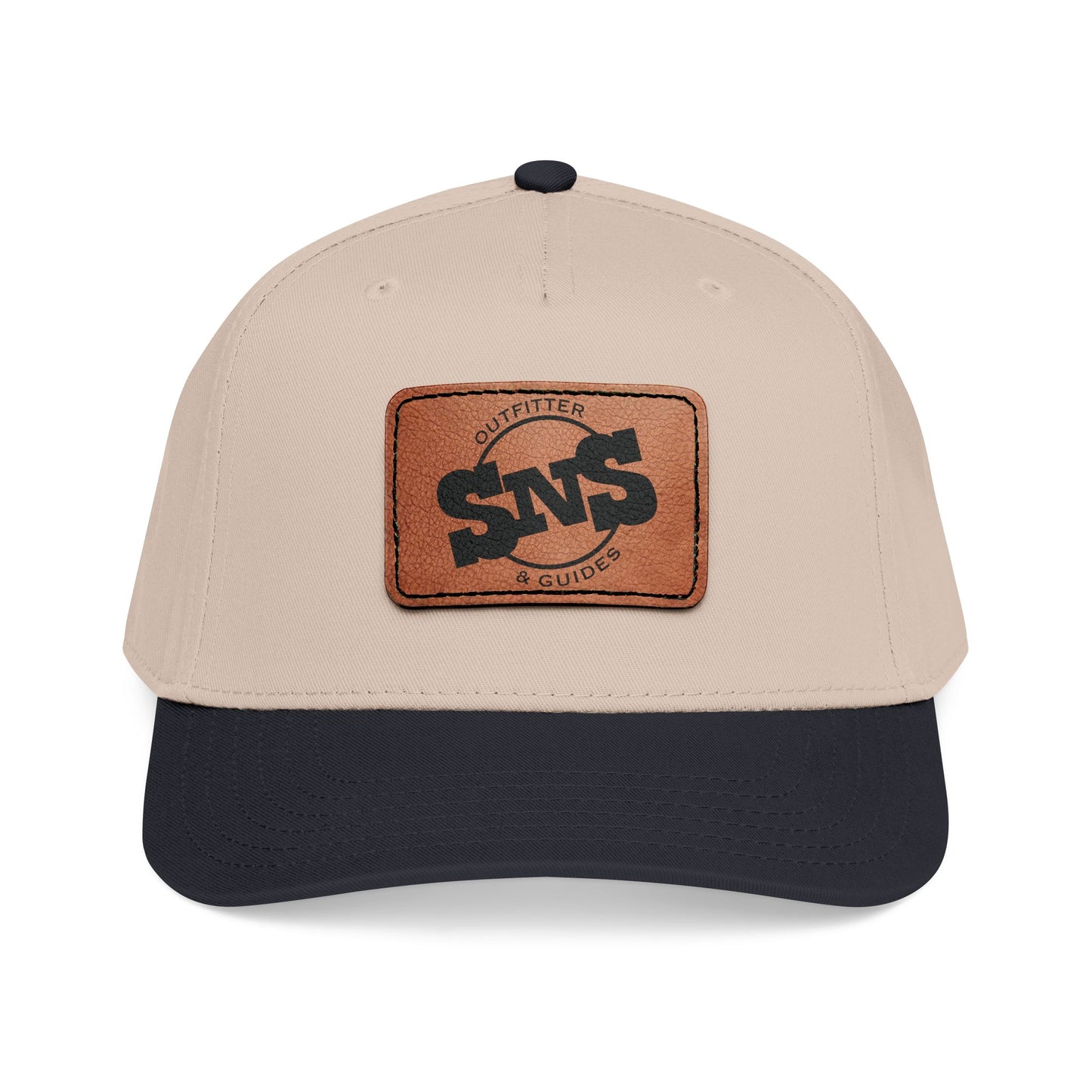 h.1 Leather Patch Baseball Cap | Adjustable Snapback Hat