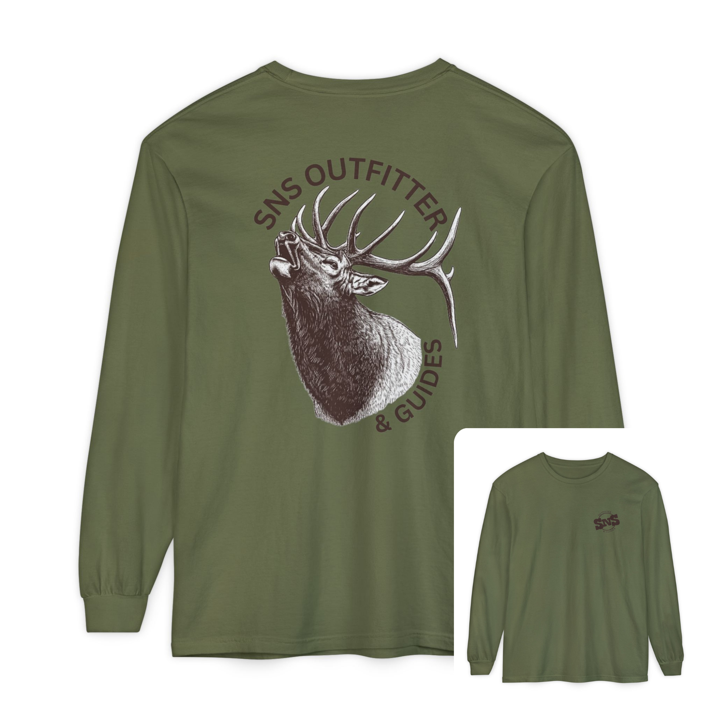 SNS Bugling Elk Long Sleeve T-Shirt