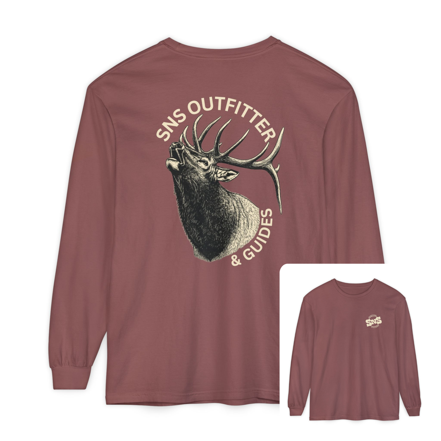 SNS Bugling Elk Long Sleeve T-Shirt