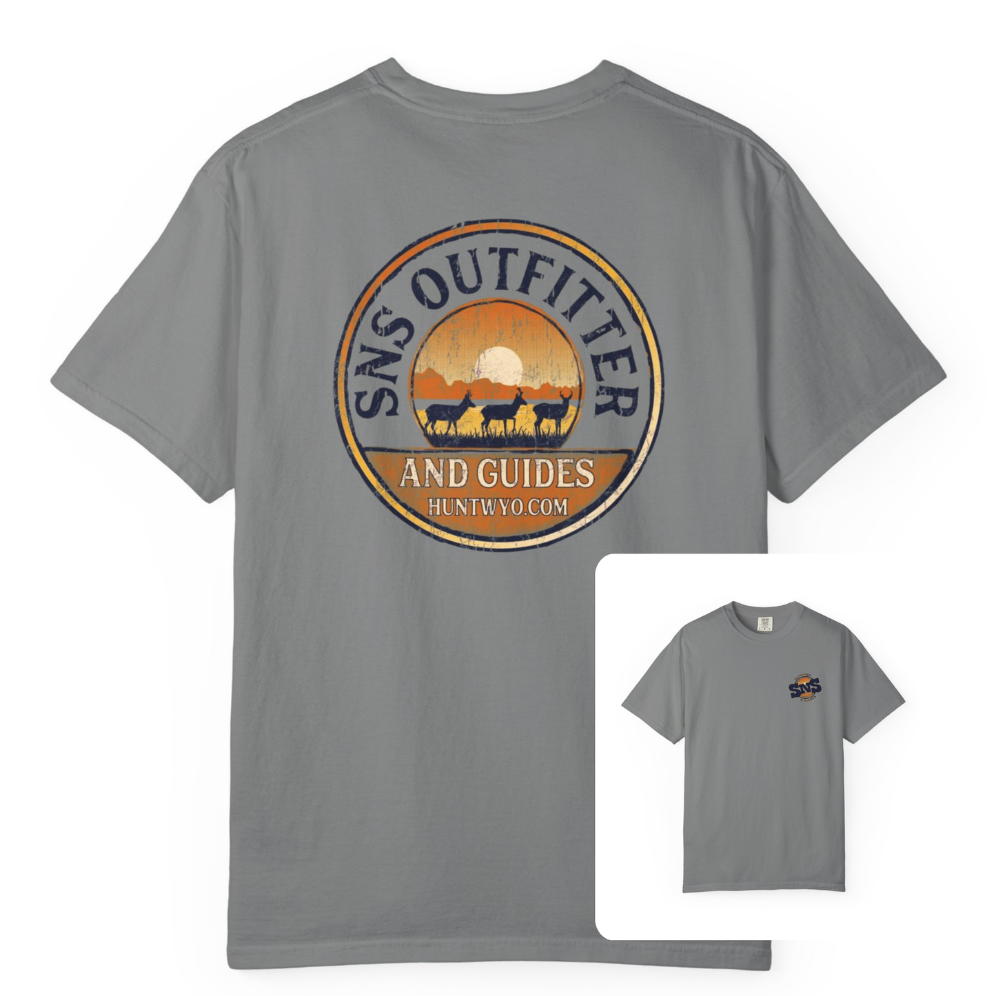 SNS Outfitter Antelope Sunset Badge T-Shirt
