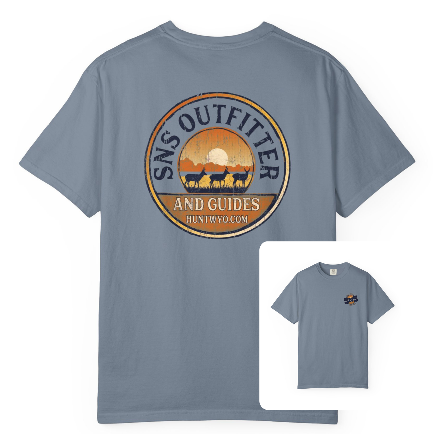 SNS Outfitter Antelope Sunset Badge T-Shirt