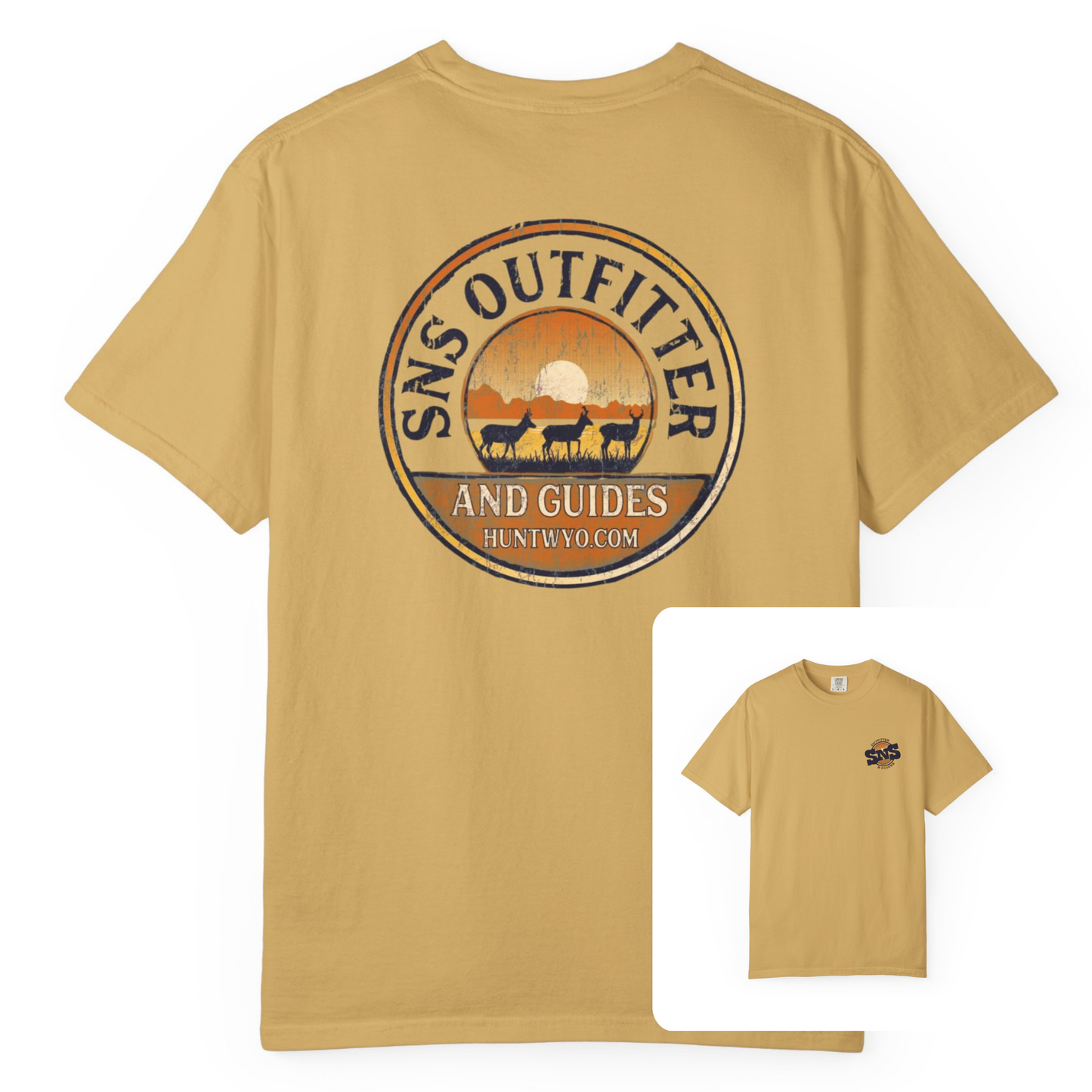 SNS Outfitter Antelope Sunset Badge T-Shirt