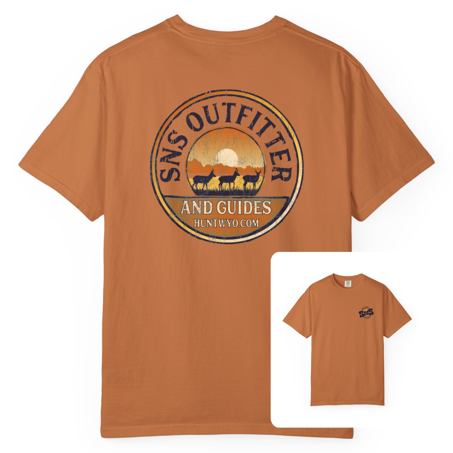 SNS Outfitter Antelope Sunset Badge T-Shirt