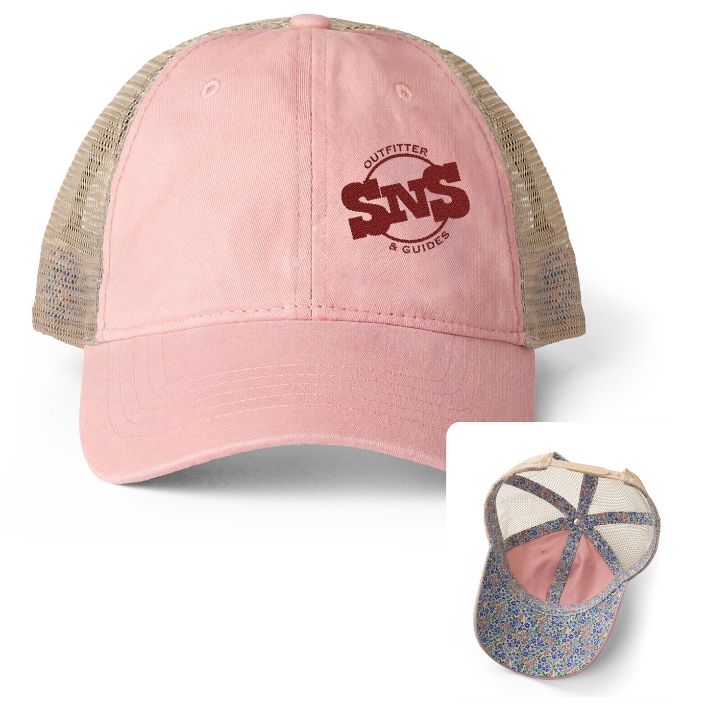 h.4 Women's Vintage Wash Mesh Hat | Adjustable Snapback Cap