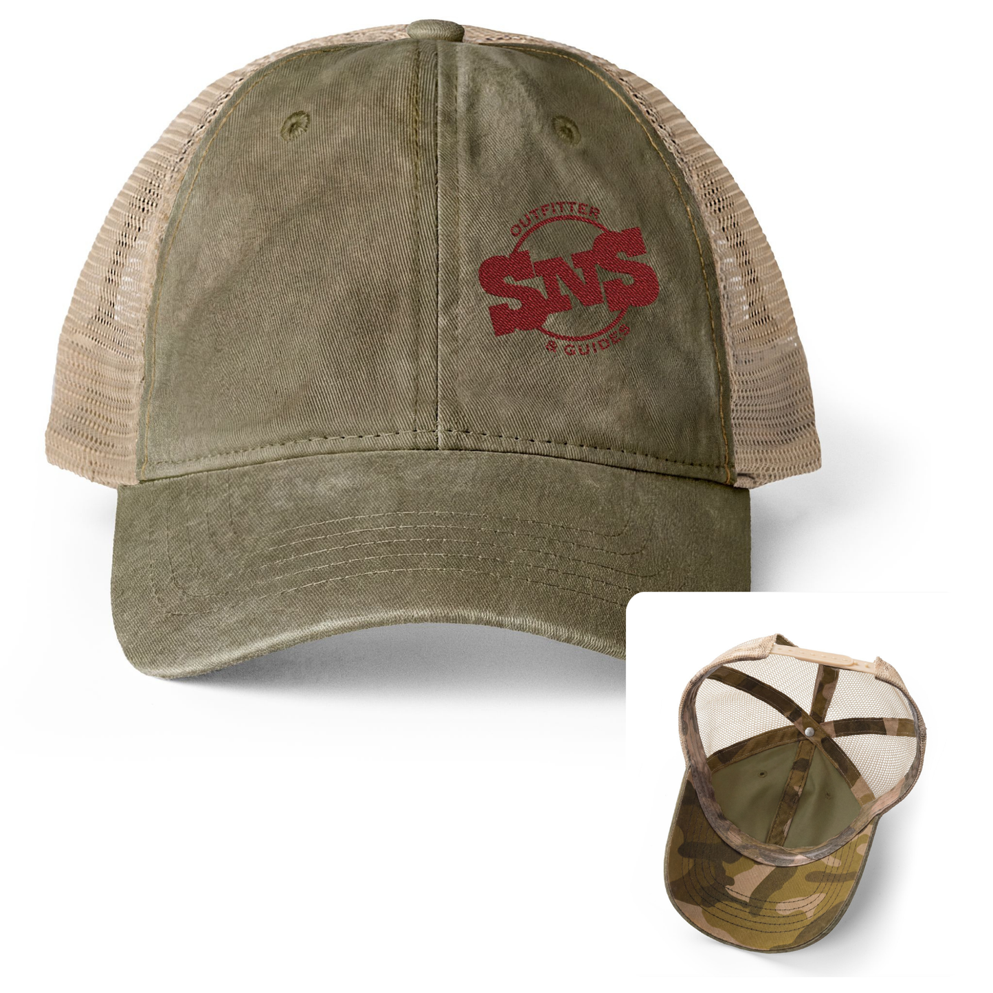 h.4 Women's Vintage Wash Mesh Hat | Adjustable Snapback Cap
