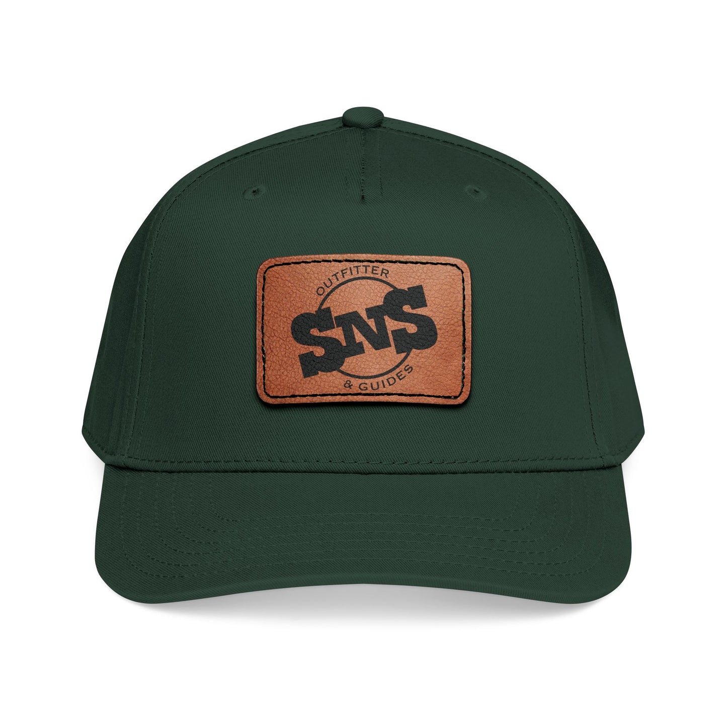 h.1 Leather Patch Baseball Cap | Adjustable Snapback Hat