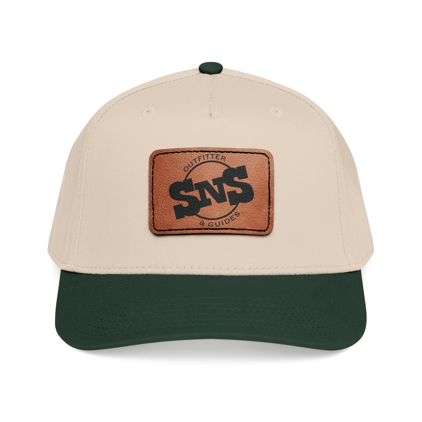 h.1 Leather Patch Baseball Cap | Adjustable Snapback Hat