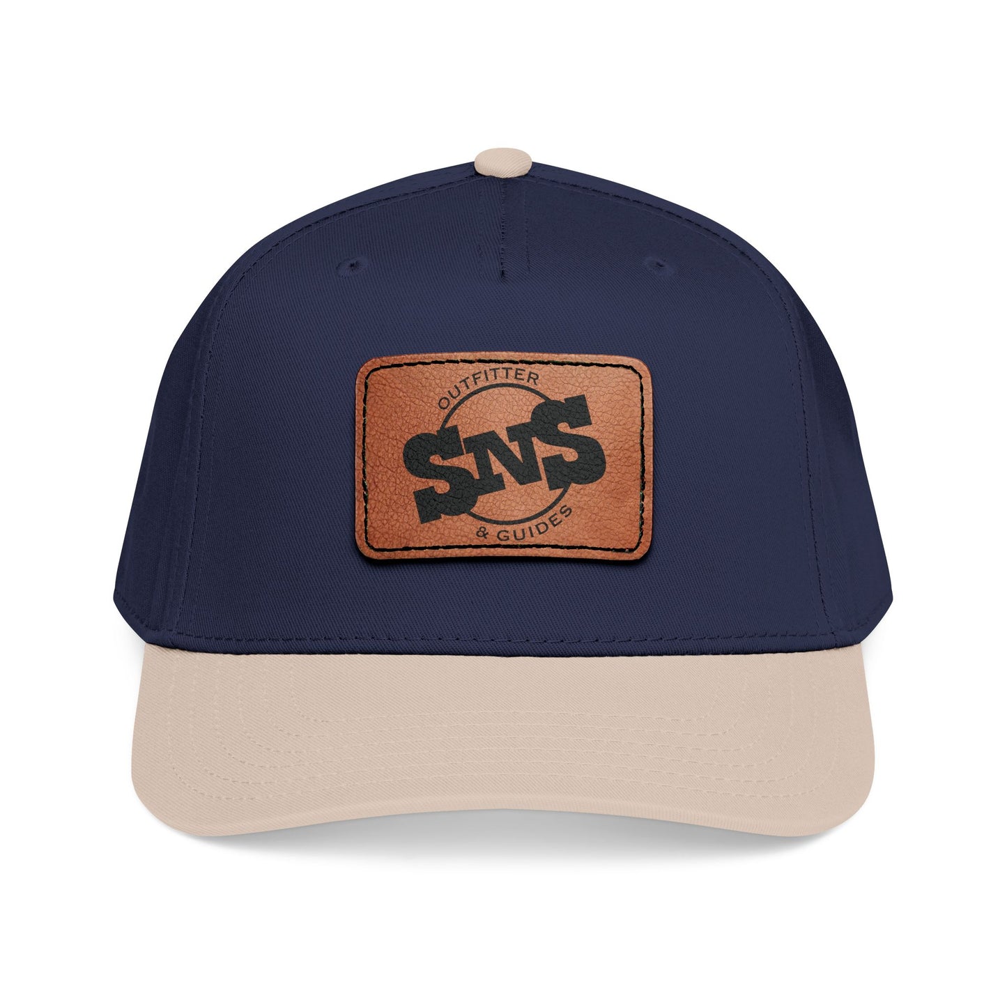 h.1 Leather Patch Baseball Cap | Adjustable Snapback Hat