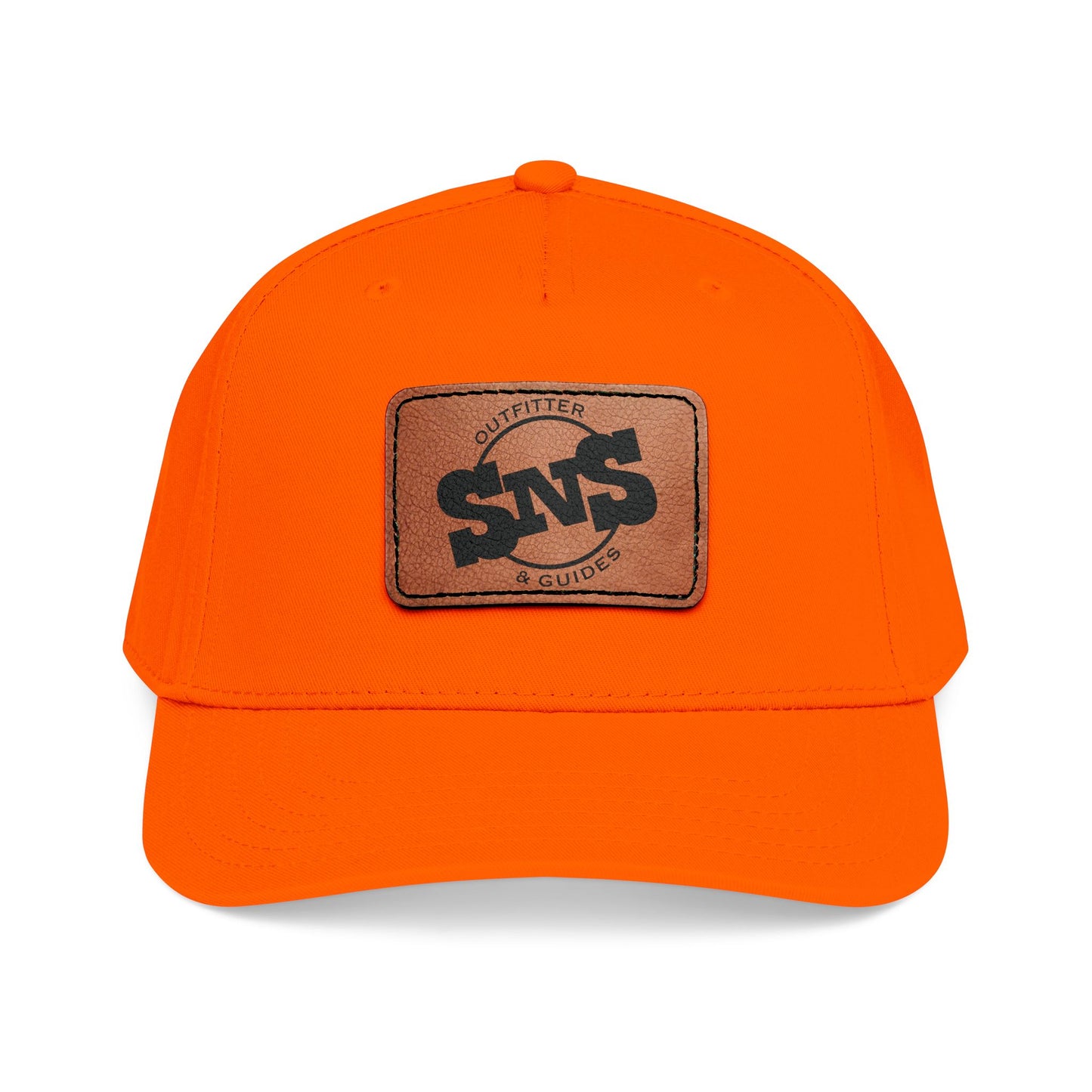 h.1 Leather Patch Baseball Cap | Adjustable Snapback Hat